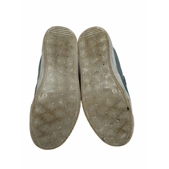 Serra Blue Faux Suede Slip On Style Sneakers Light Blue & White Women’s US Sz 8 - Picture 7 of 9